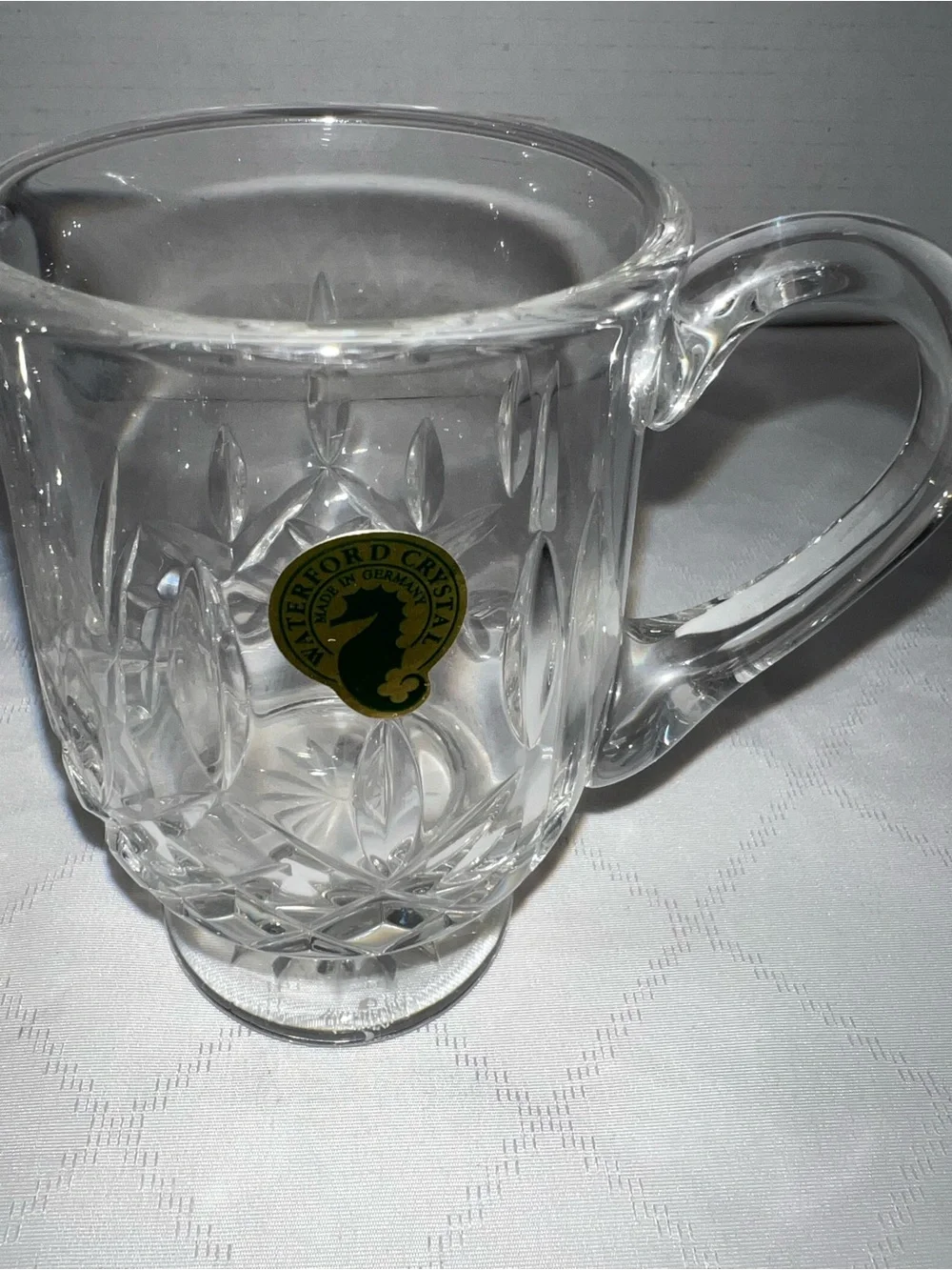 🔥🔥🔥 Waterford Crystal Lismore Footed Ftd Sugar & Creamer Set NIB